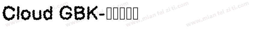 Cloud GBK字体转换